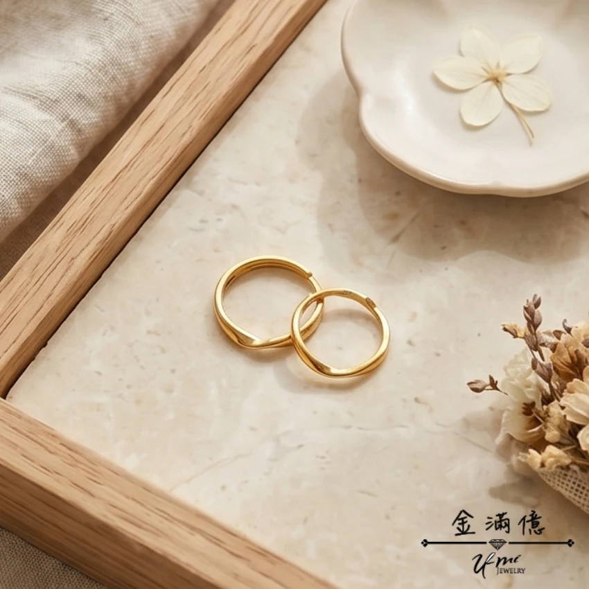 黃金戒指-莫比烏斯-黃金對戒_03