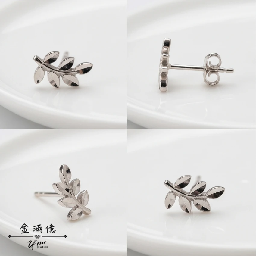 森之呼吸 -女生白金耳環|鉑金耳環