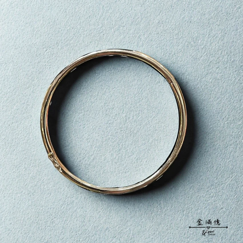 極簡光面素圈-女生白金手環|鉑金手環