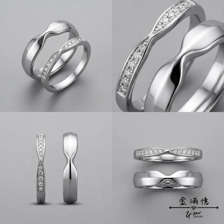 白金戒指-脈絡餘音- 結婚對戒|鉑金對戒_03