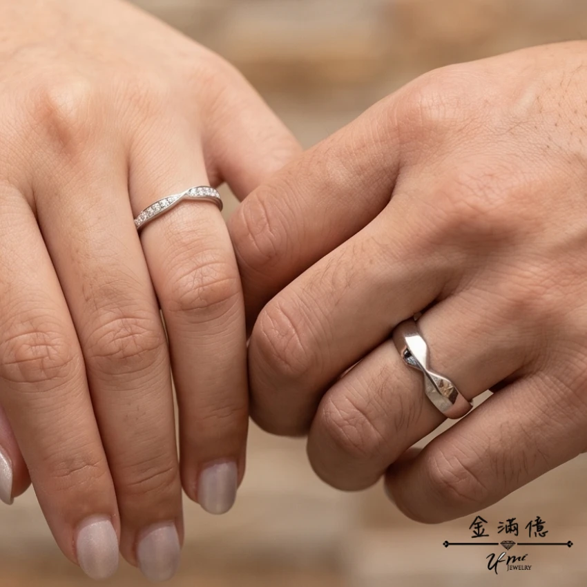 白金戒指-脈絡餘音- 結婚對戒|鉑金對戒_04