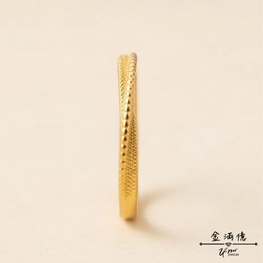 漫步時光-黃金戒指｜女生金戒指