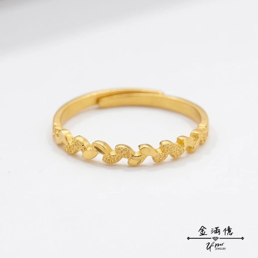 永恆桂冠-桂冠葉設計黃金戒指｜女生金戒指