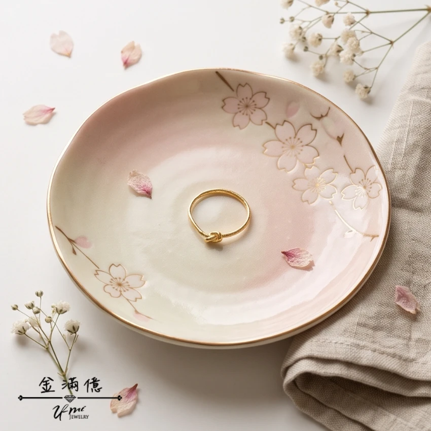 Mini小扭結-黃金戒指｜女生金戒指