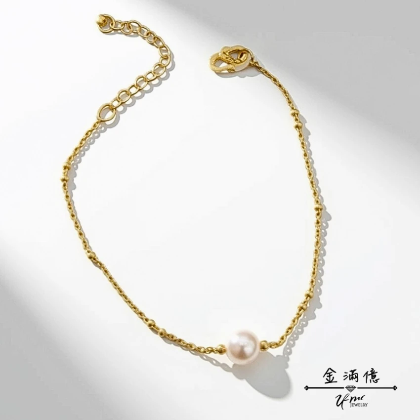 初露凝光 -黃金手鍊|女生手鍊