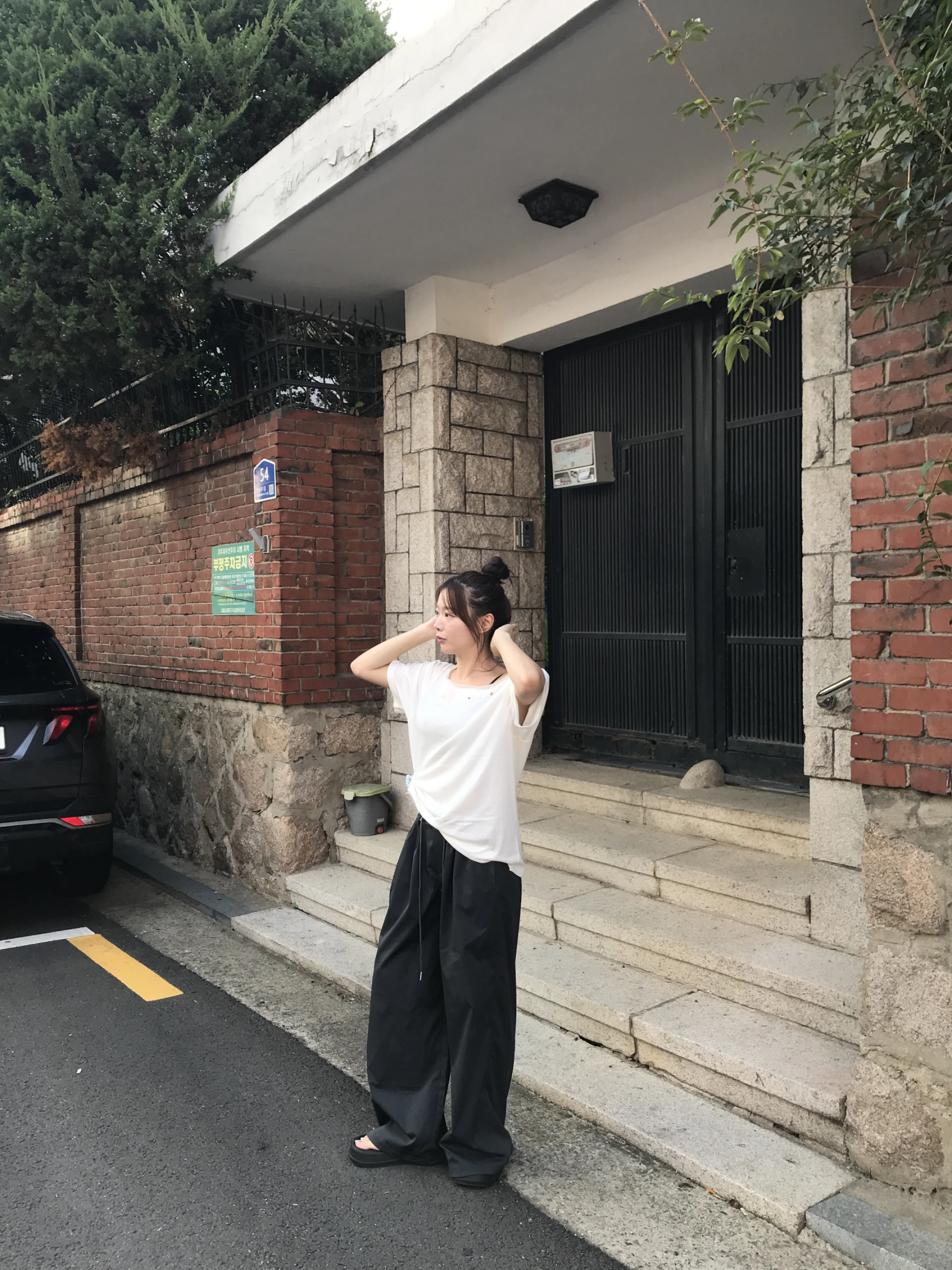 手刀搶🏃‍♀️不顯壯的韓系大寬鬆斜肩T KT135