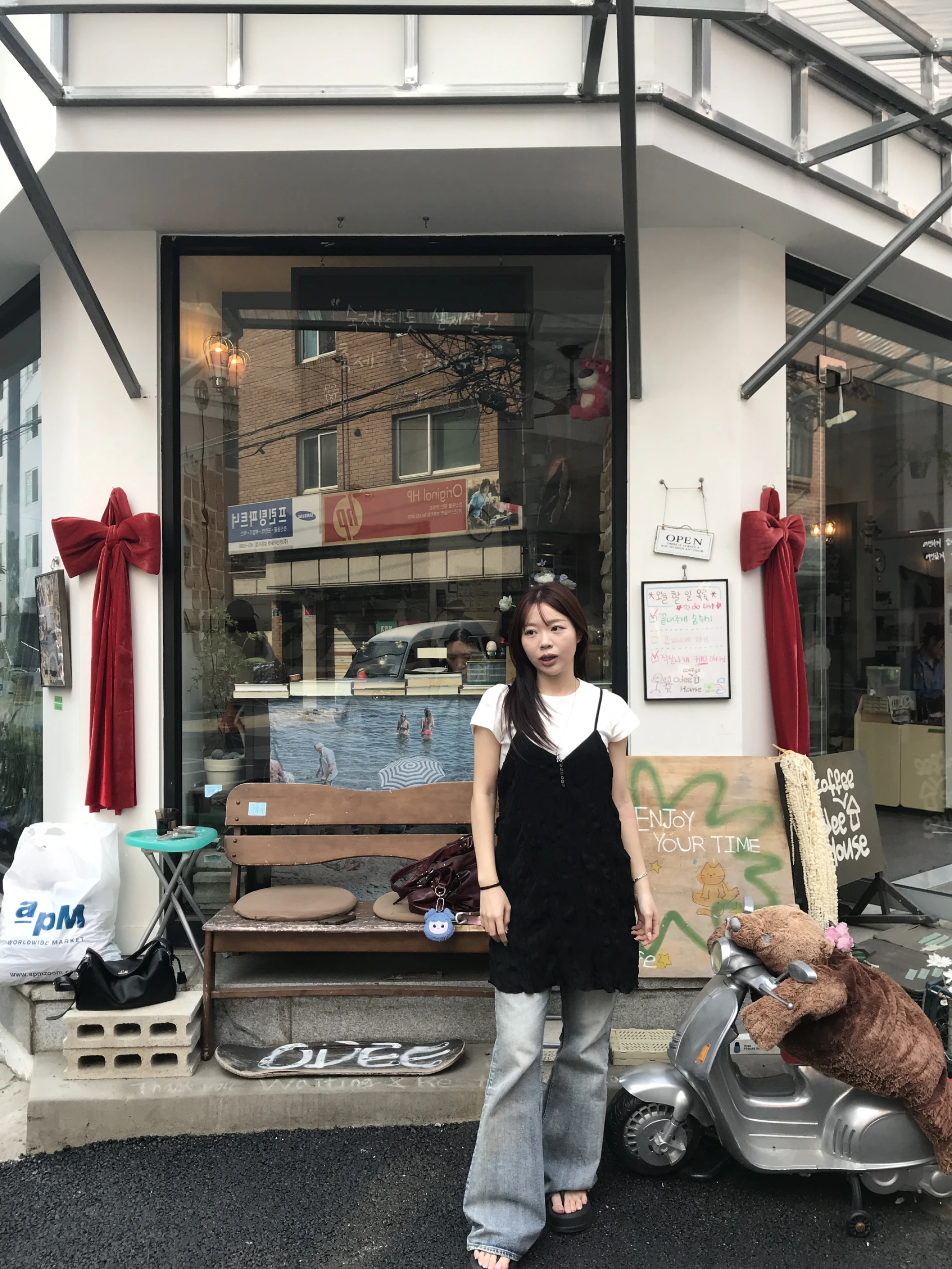 韓系Chu感附繞脖小裙子（可疊穿、單穿） SKT06