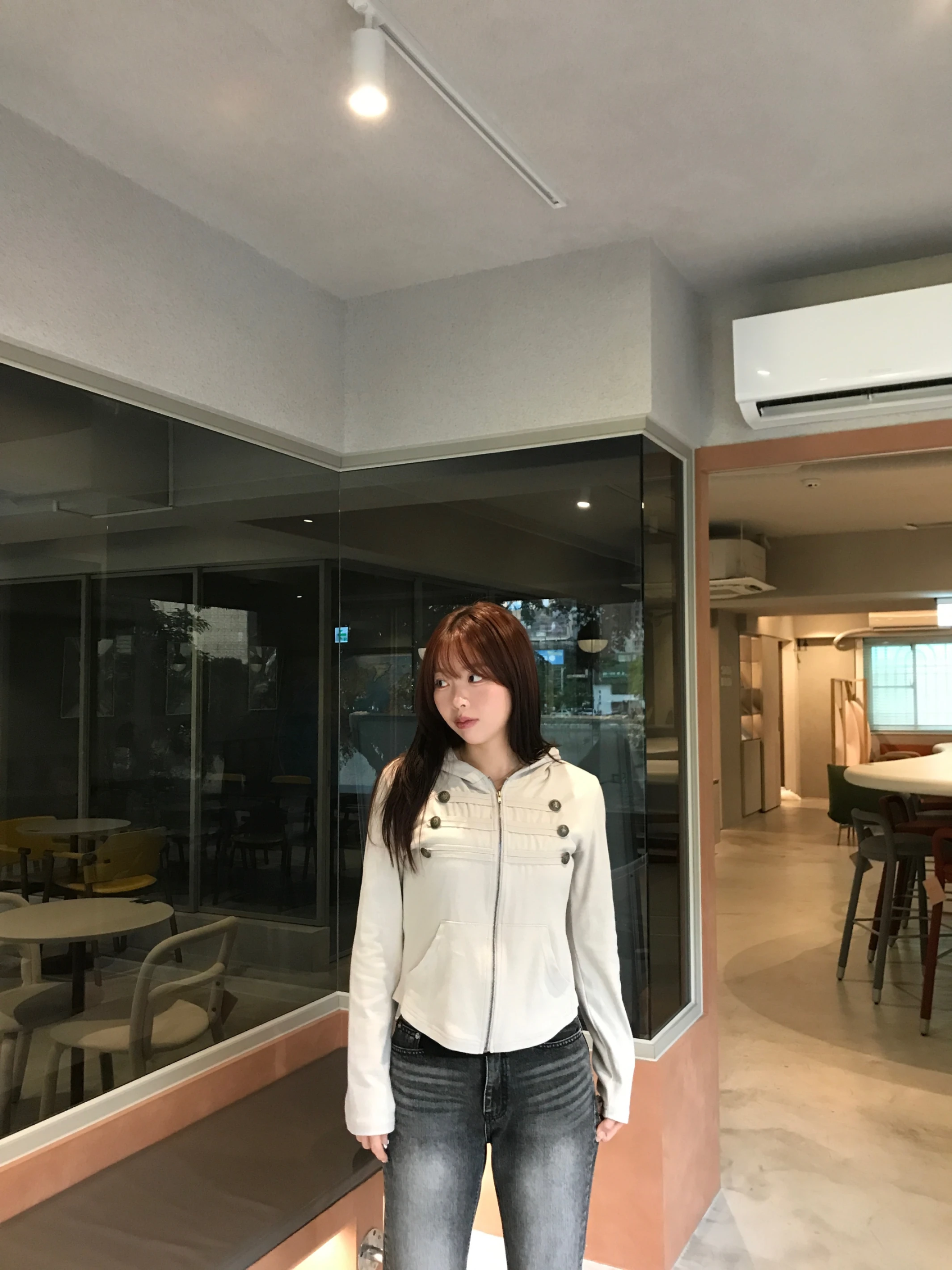 時尚大風吹 重新流行的拿破崙連帽棉外套 JK27