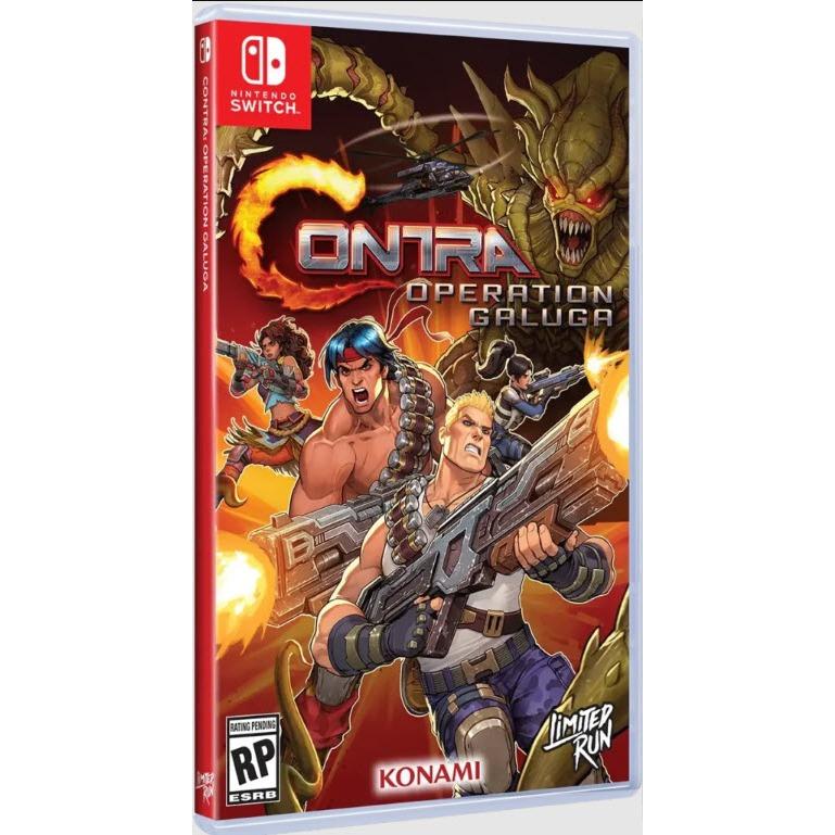 【艾達電玩】全新現貨NS Switch 魂斗羅：加盧加行動 加鲁加行動 中文版 盒裝序號卡