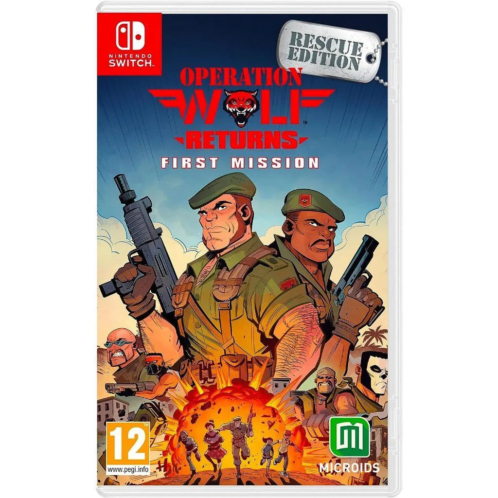 NS Switch 野狼行動回歸:首戰 歐版 中文版