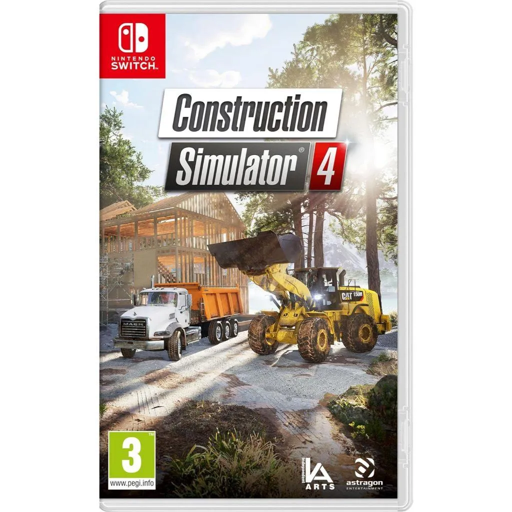 NS Switch 模擬建築4 歐版 簡中版 Construction Simulator 4