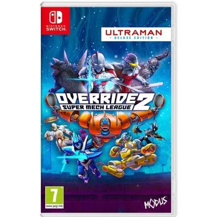 NS Switch OVERRIDE 2: 超級機甲聯盟 超人豪華版 奧特曼 歐版 中文版