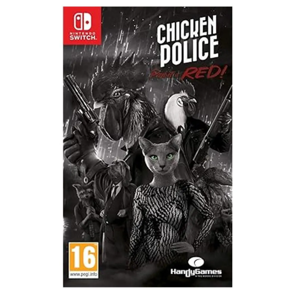 NS Switch 小雞員警 歐版 簡中版 CHICKEN POLICE PAINT IT RED