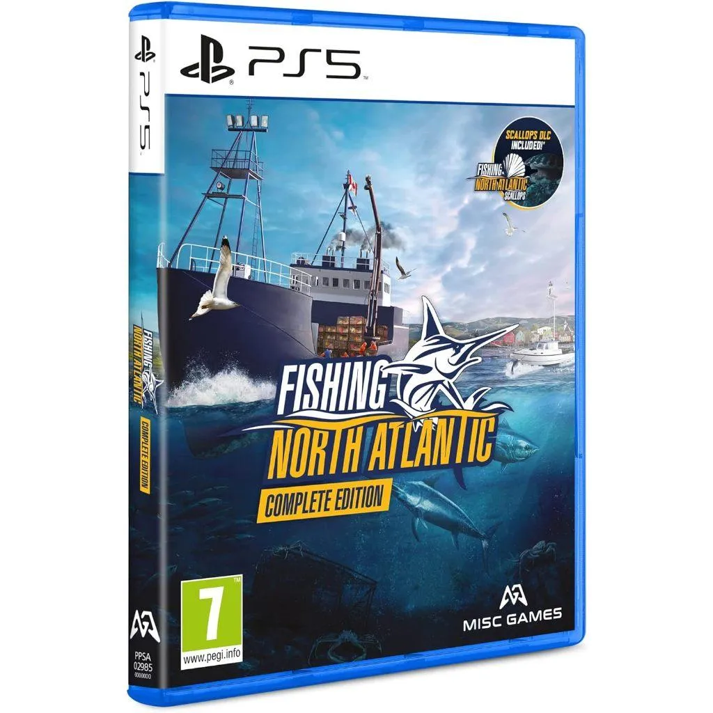 PS4 & PS5 捕魚 北大西洋 釣魚 完整版 歐版 中文版
