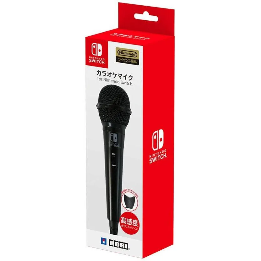 【HORI 】【NS】任天堂 有線 麥克風 卡拉OK用