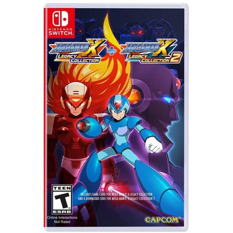 NS Switch 洛克人X 1+2 週年紀念合集 美版 選單中文