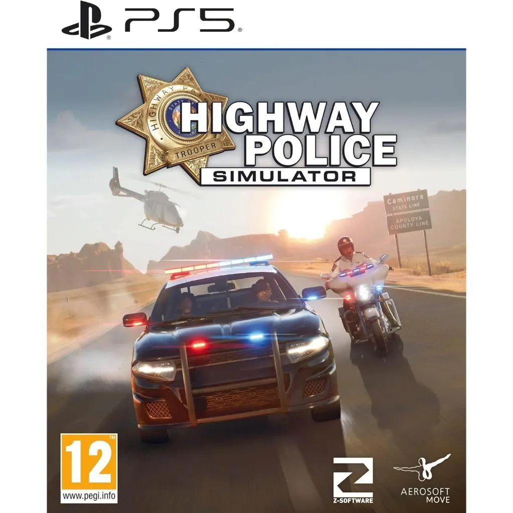 PS5 公路警察模擬器 歐版 簡中版