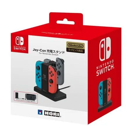 【HORI】【NS】 原廠 Joy-Con 握把充電座  4手左右手充電台NSW-003