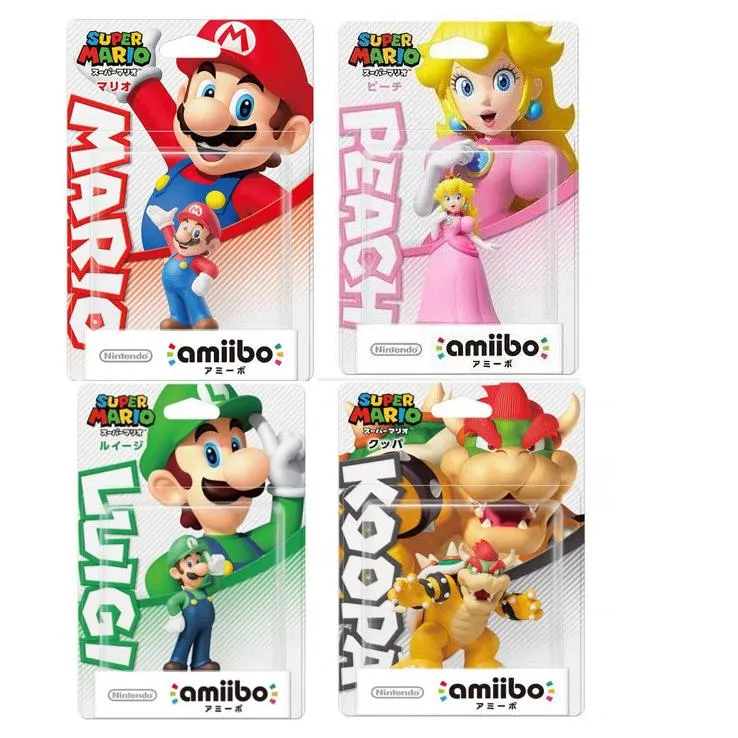Amiibo 瑪利歐系列 奧德賽系列 狂怒世界 庫巴 瑪利歐 碧姬公主 幽靈 路易吉