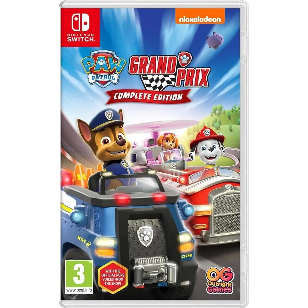 NS Switch 汪汪隊立大功 大獎賽 賽車 四人遊玩 簡中版