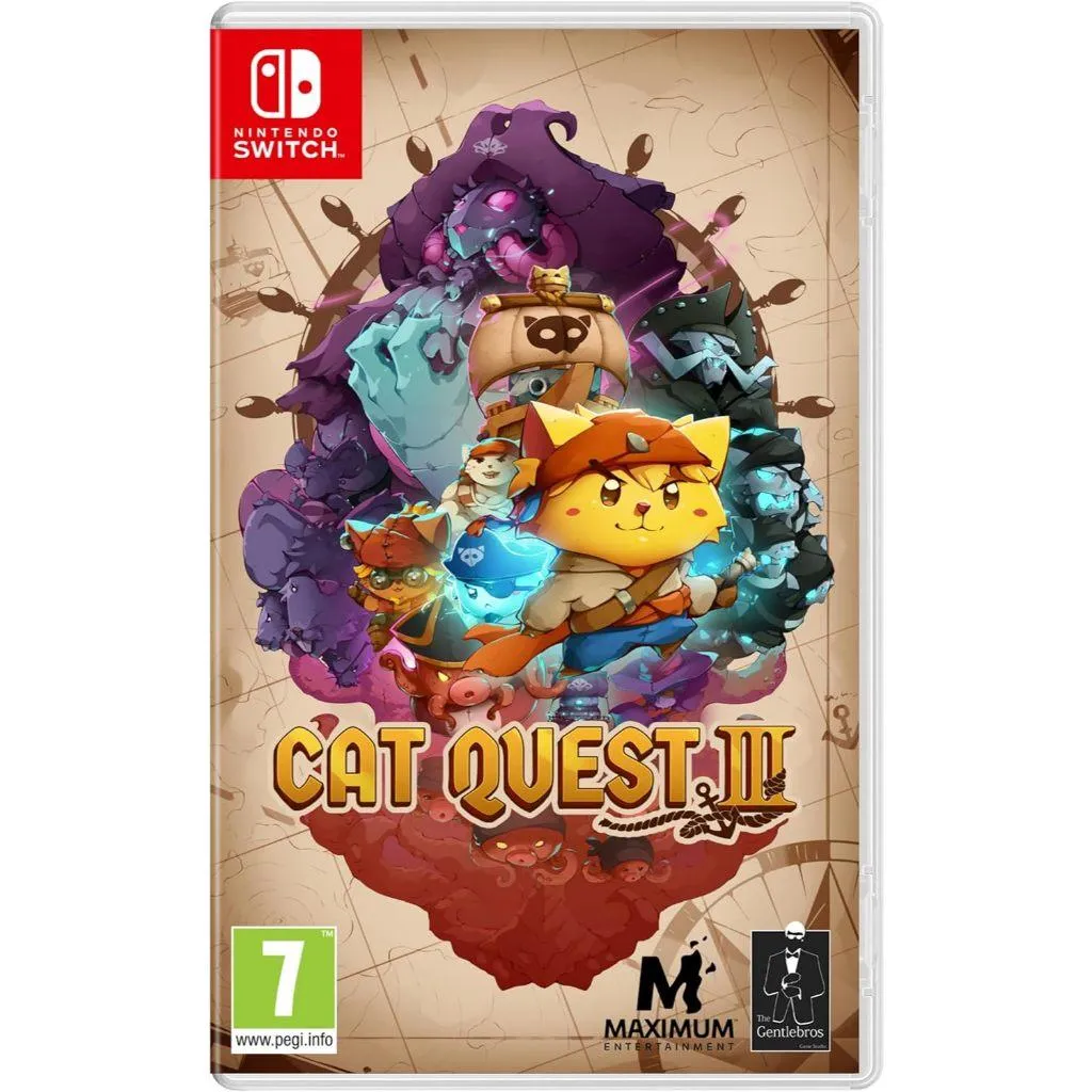 NS Switch 喵咪鬥惡龍3 歐版 中文版 Cat Quest III