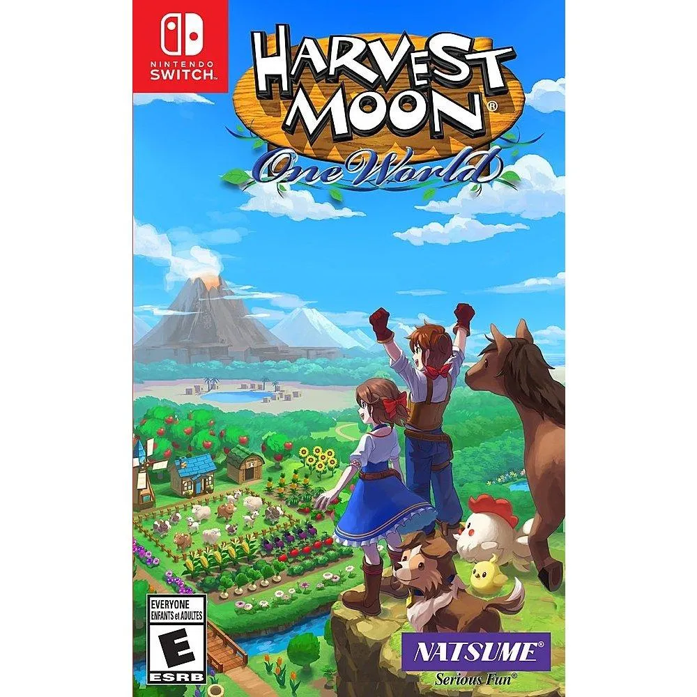 NS Switch 豐收之月 一個世界 美版 中文版 牧場物語