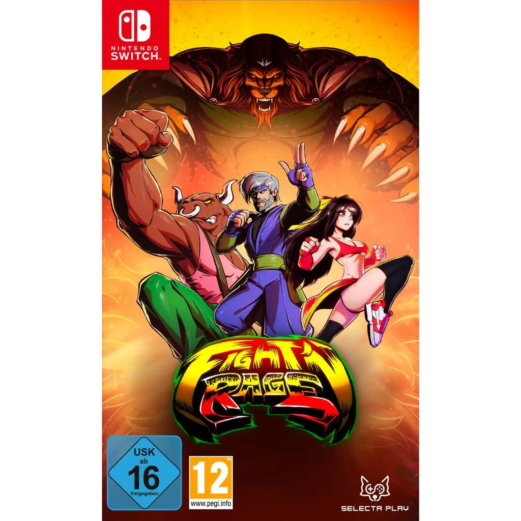 NS Switch 戰鬥狂怒 五週年限量版 歐版 中文版 Fight'n Rage