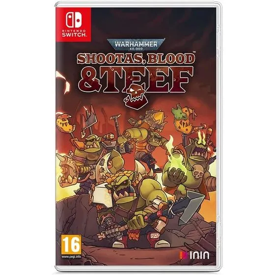 NS Switch 戰鎚 40K：射擊、血、TEEF 歐版 中文版 Warhammer 戰錘