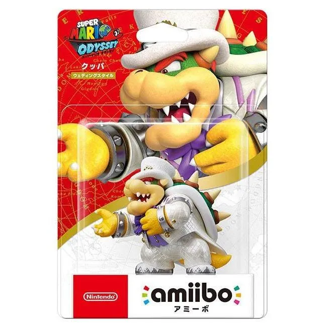 AMIIBO-庫巴-超級瑪利歐 奧德賽(白色禮服)