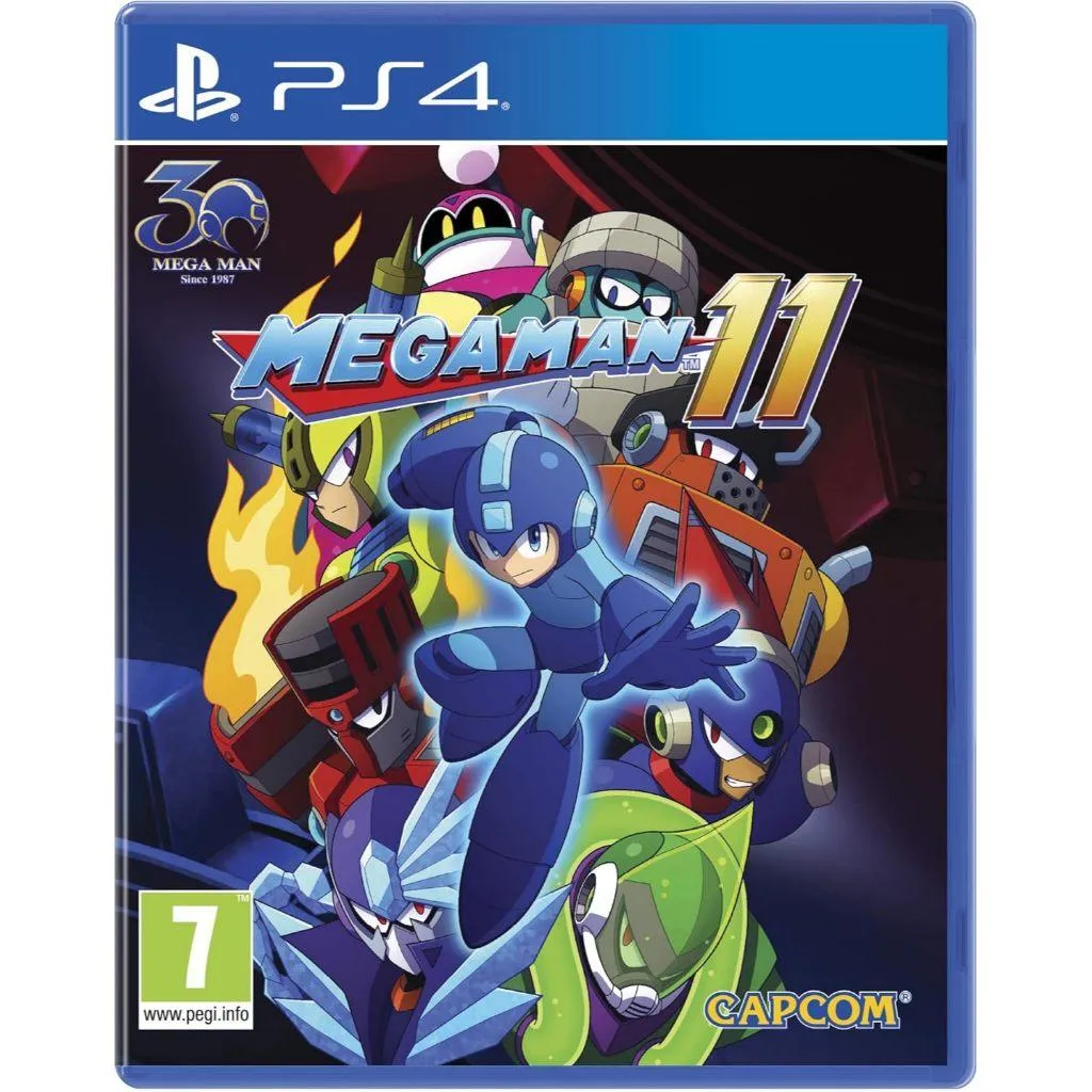 PS4 洛克人11 歐版 中文版 Megaman 11