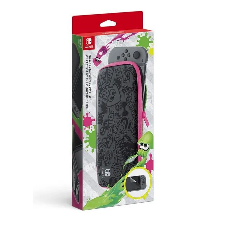 【任天堂】NS Switch 漆彈大作戰 原廠 便攜包 主機收納包 攜帶包 附保護貼