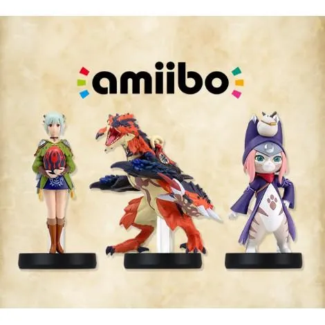 NS Switch Amiibo 魔物獵人物語2：破滅之翼 艾娜 破滅火龍 月路 魔物獵人