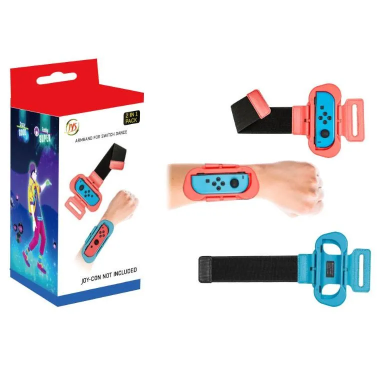 【NS】JYS 腕帶 Just Dance 舞力全開腕帶 跳舞臂帶 NS 一組二入
