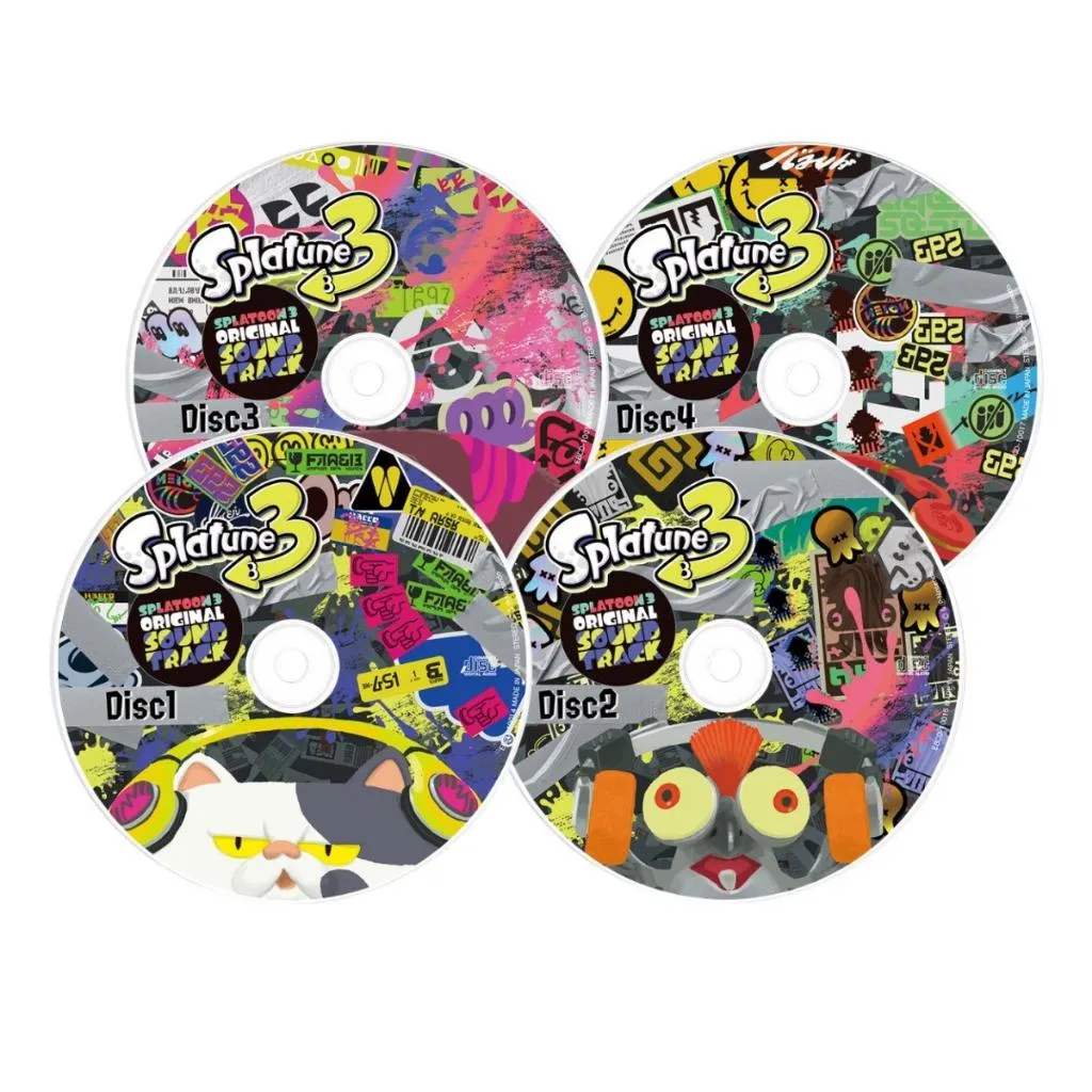 斯普拉遁 3 Splatoon3 OST原聲帶 (CD4枚組)