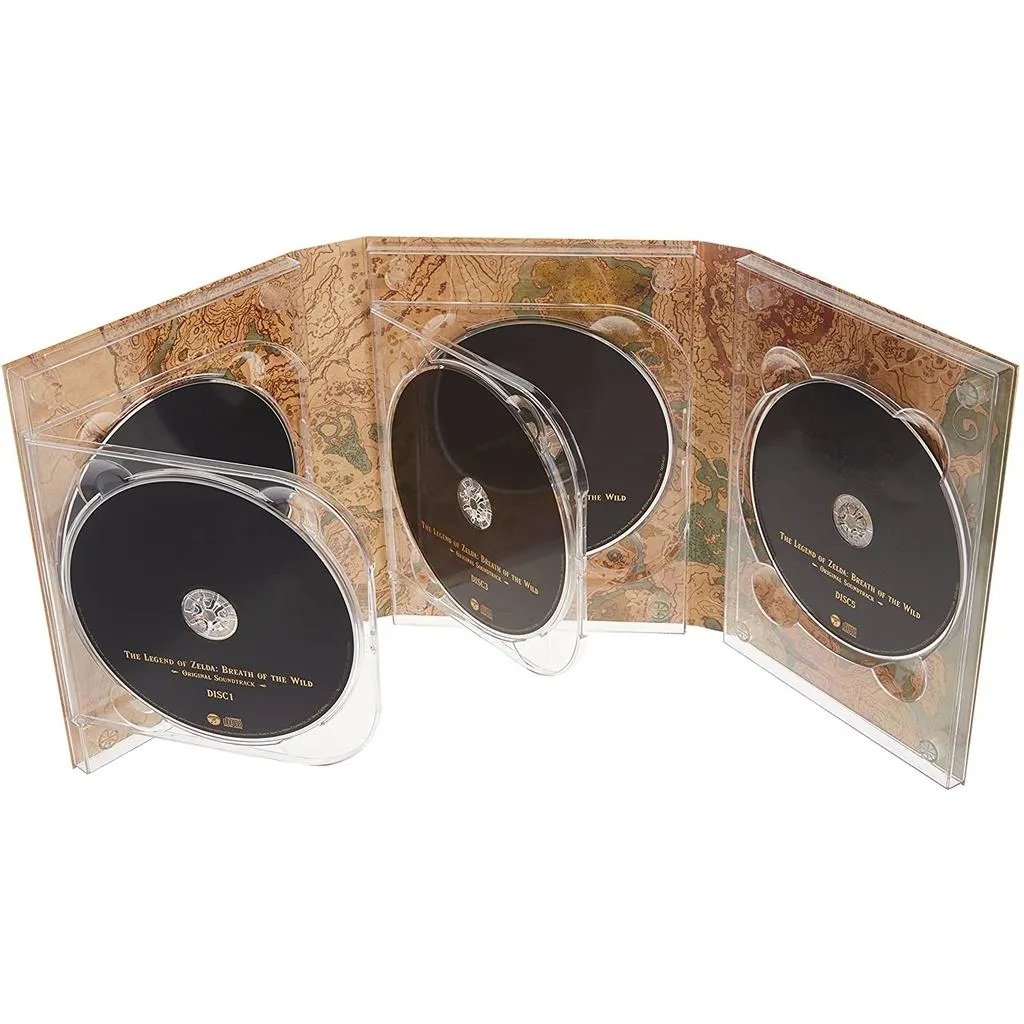 薩爾達傳說 曠野之息 遊戲原聲帶  CD5枚組  OST 通常盤 (454976704193)