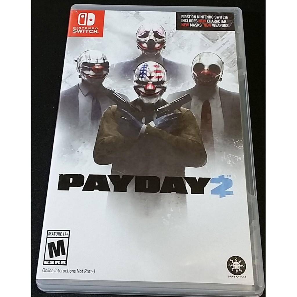 中古 NS Switch PAYDAY 2 劫薪日 2 PAYDAY2 英文版