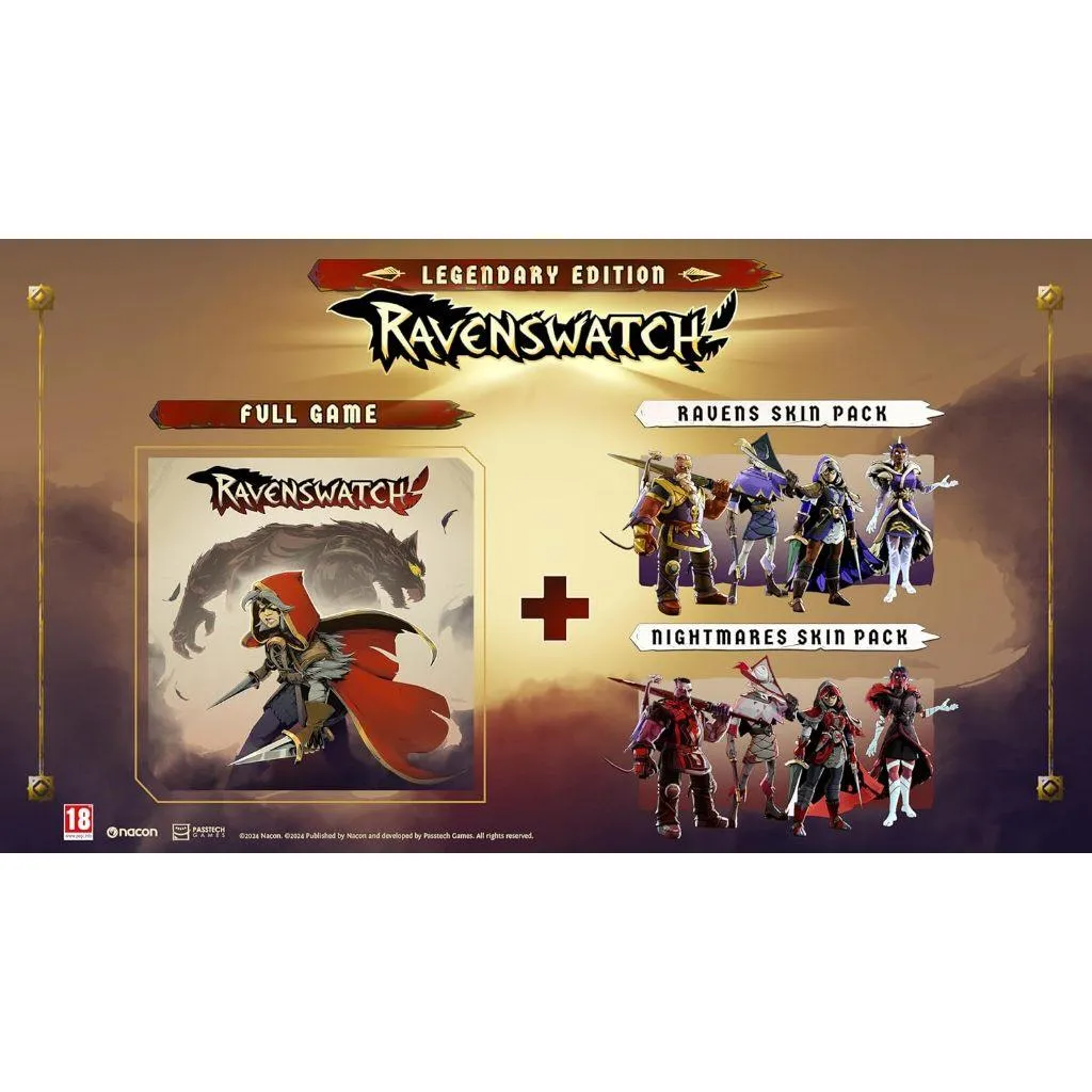 【 PS4】 渡鴉警戒 傳奇版 歐版 中文版 Ravenswatch 鴉衛奇旅