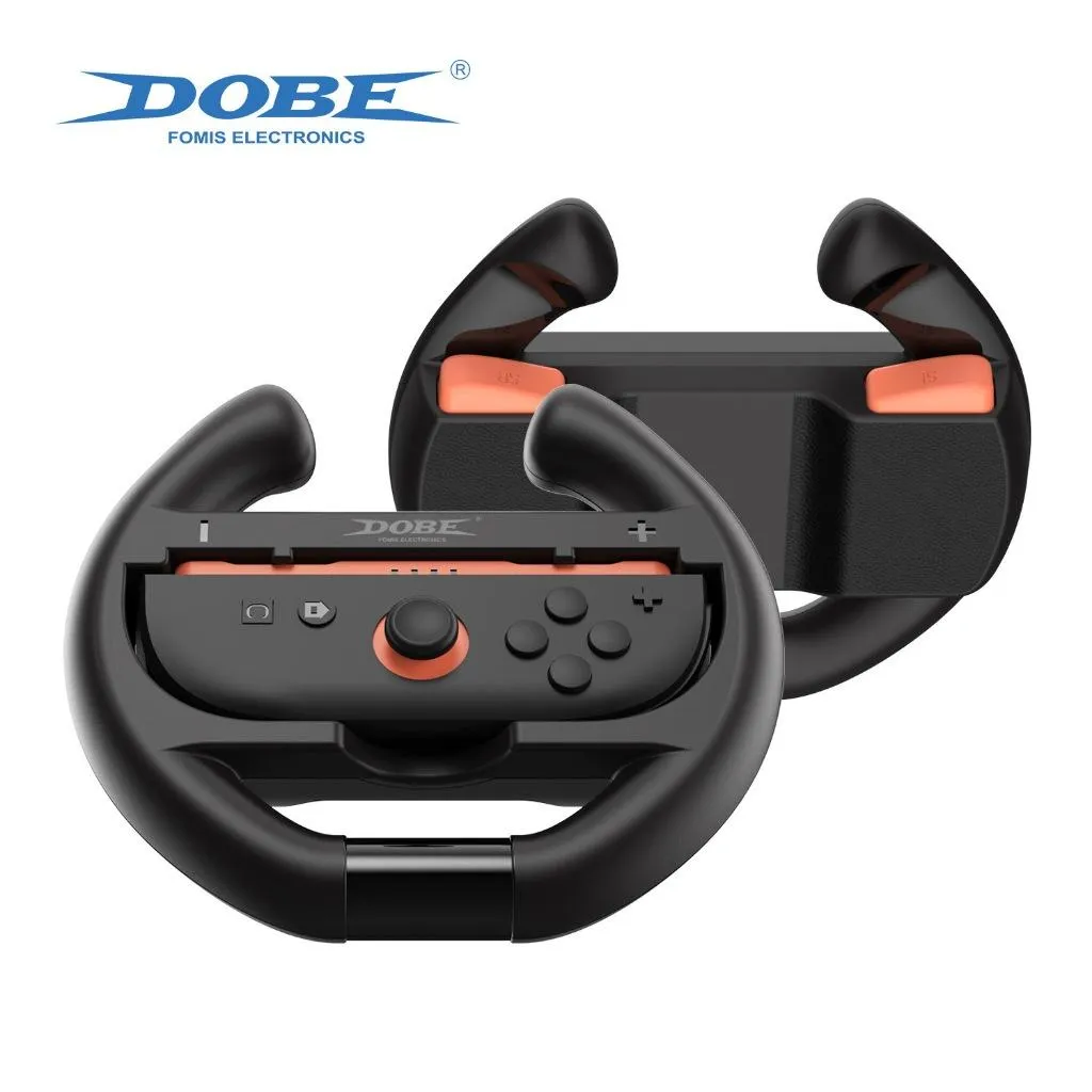【DOBE】【NS2】 JOY CON 半圓方向盤 黑+黑 TNS-3195
