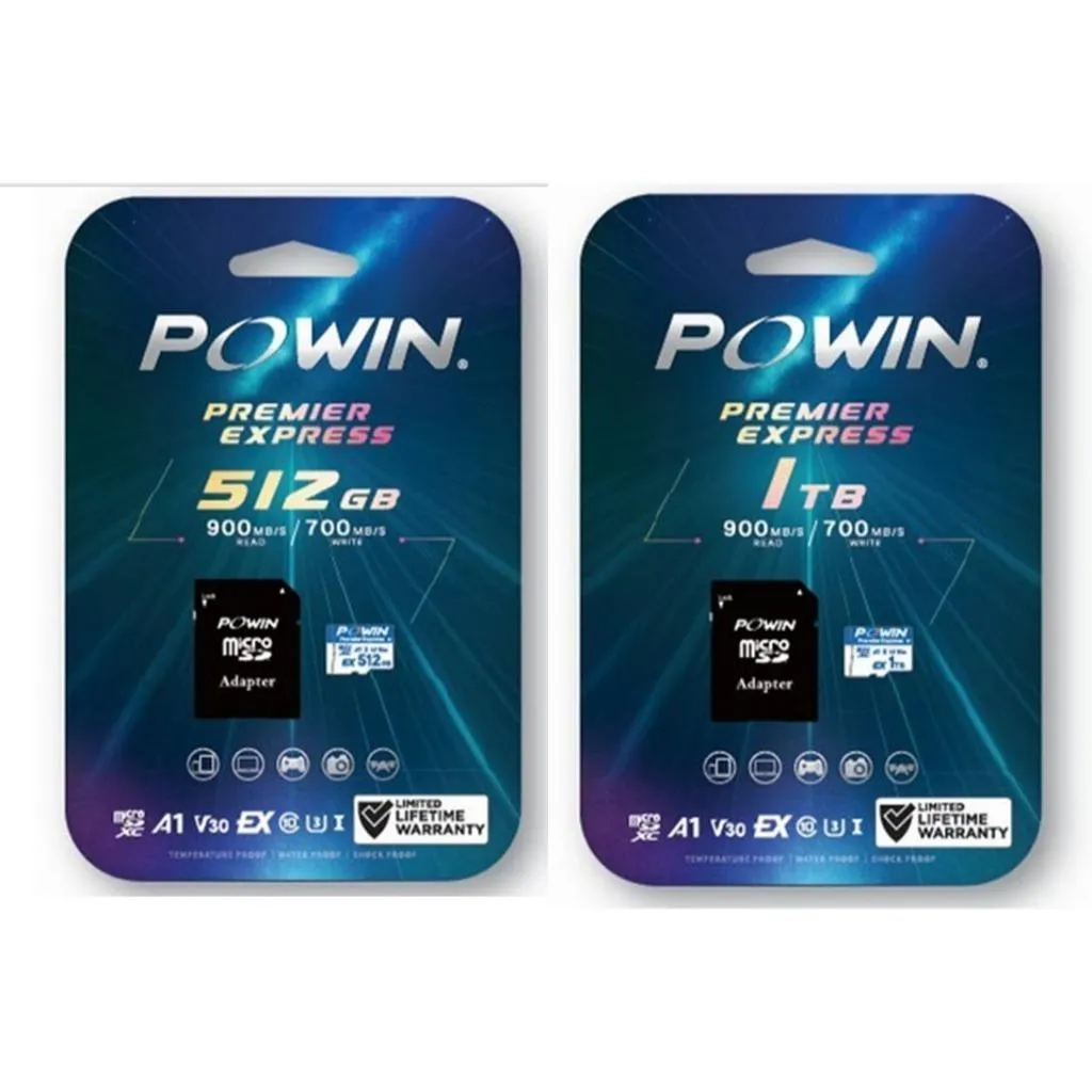 【寶威】 Powin microSD EXPRESS記憶卡 512GB /1 TB 原廠終生保固