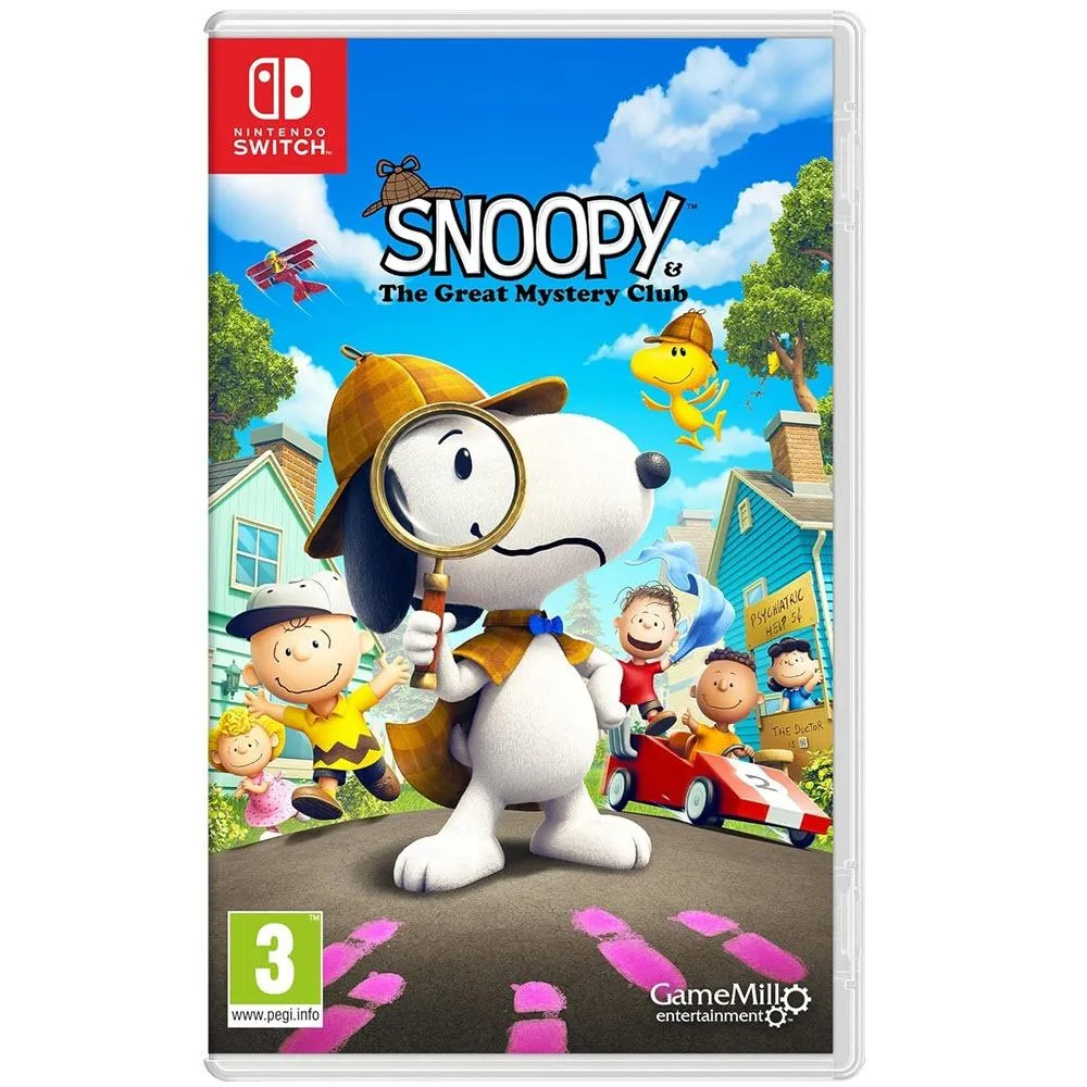 【NS】 史努比與了不起的神秘俱樂部 歐版 英文版 Snoopy