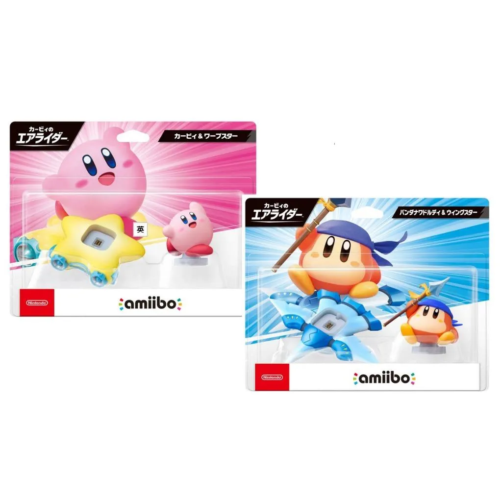 【AMIIBO】 卡比＆傳送之星   頭巾瓦豆魯迪＆羽翼之星  卡比的馭天飛行者系列