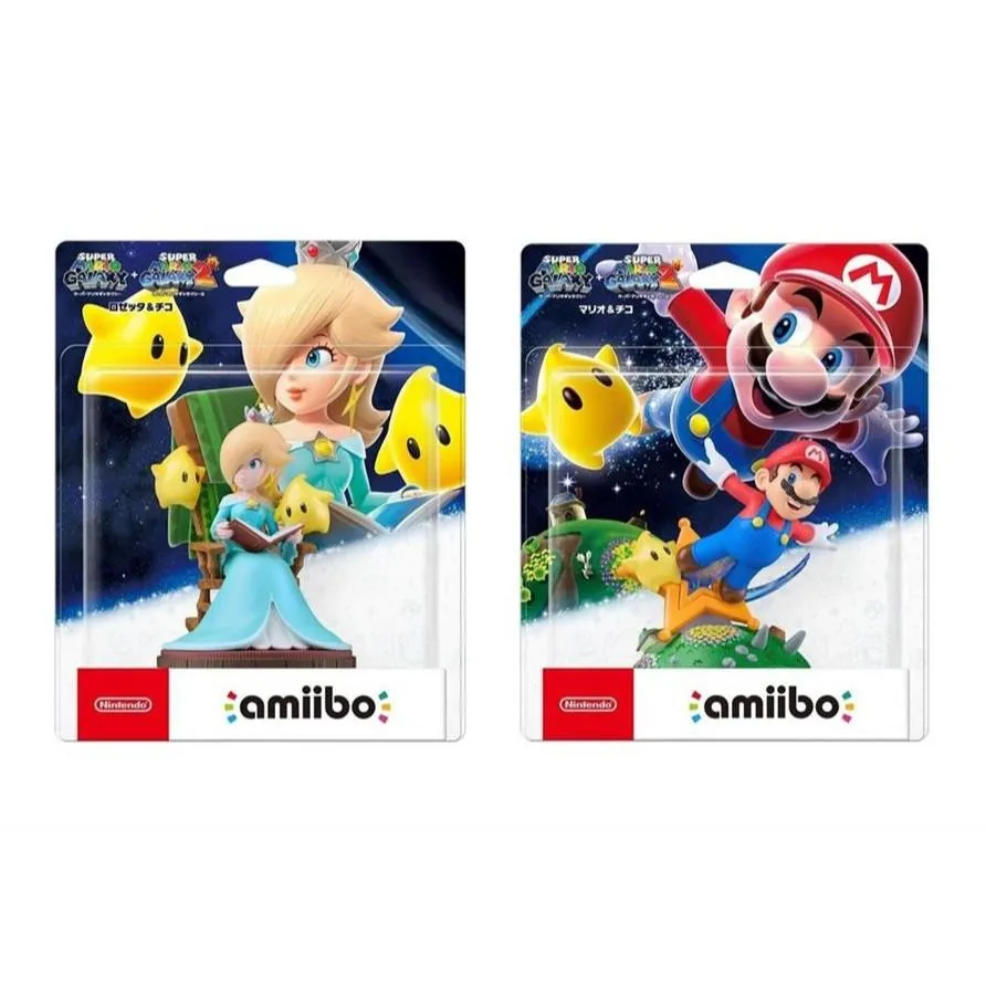 【AMIIBO】 蘿潔塔與奇可 瑪利歐與奇可 超級瑪利歐系列