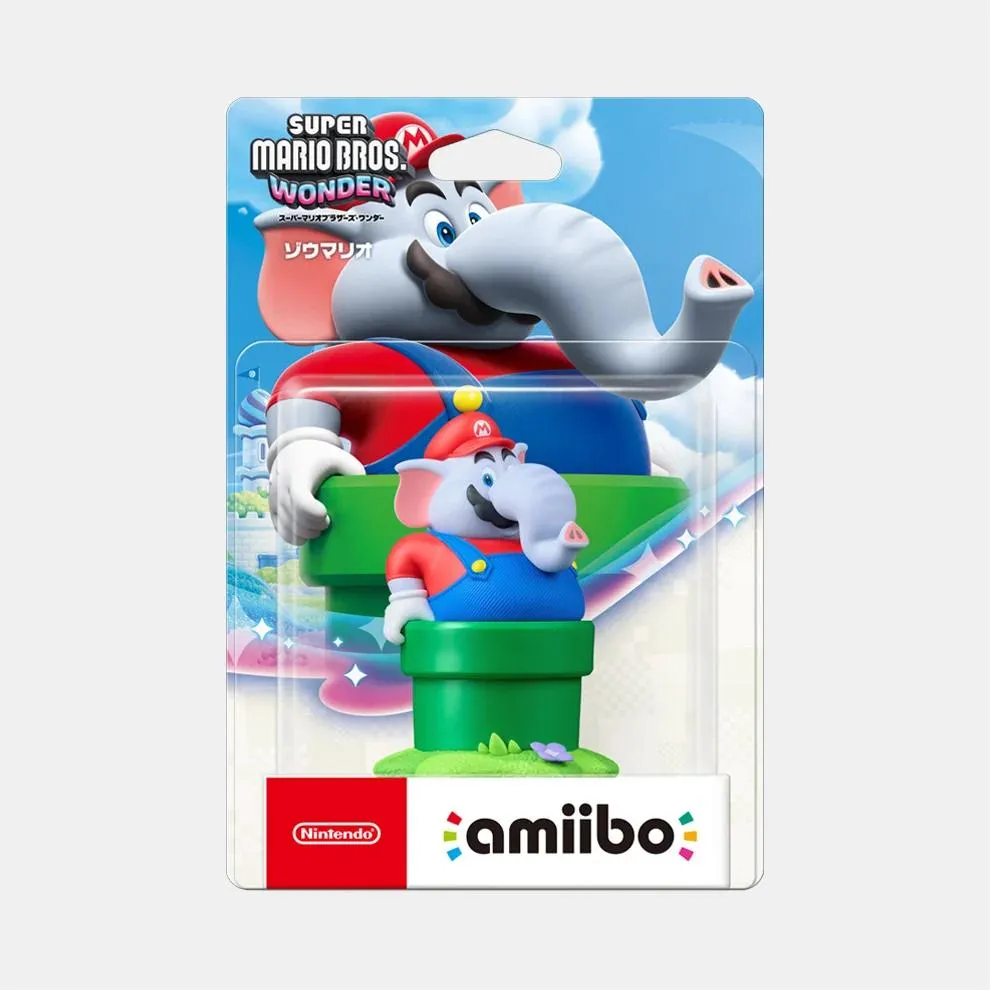 【AMIIBO】 超級瑪利歐 驚奇系列 大象瑪利歐 苞普林&花洛里安王子 奇諾比奧隊長&閒聊花花