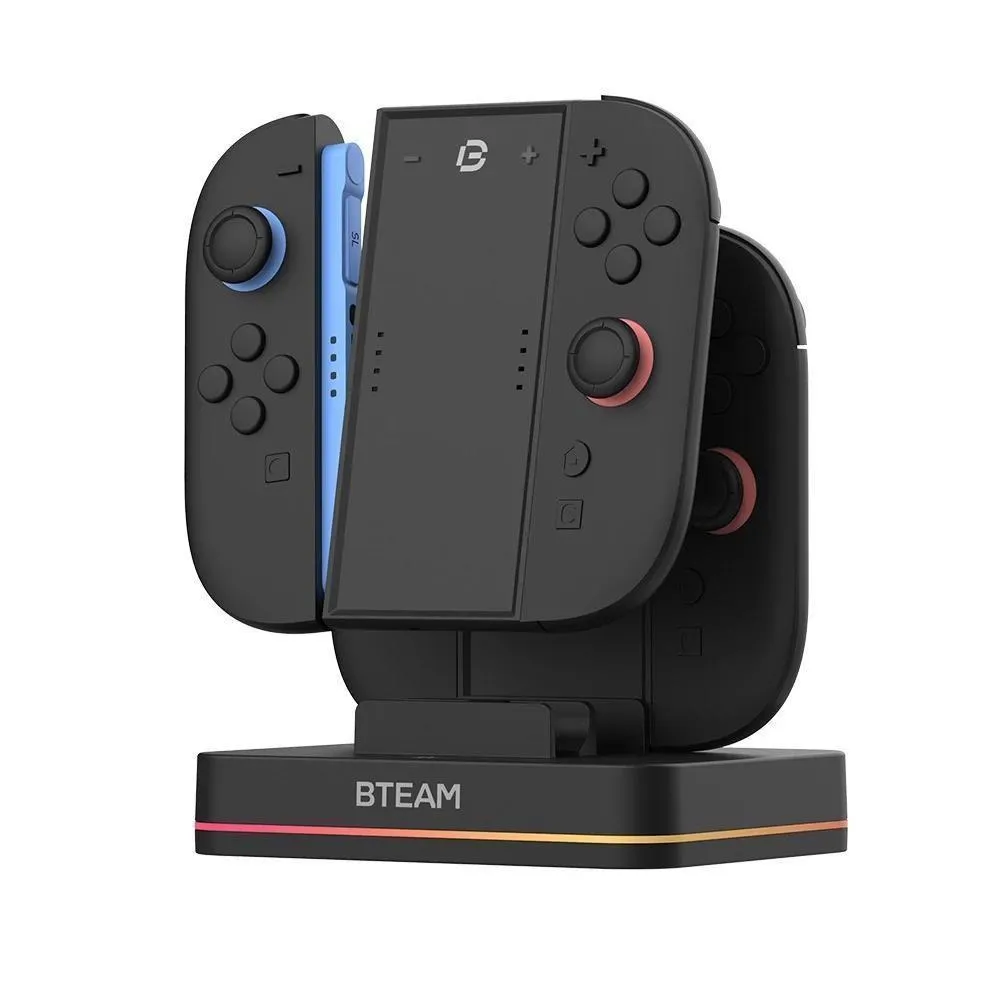 【Bteam】GlowStation NS2 JOYCON 2 手把充電站 可拆卸 RGB燈