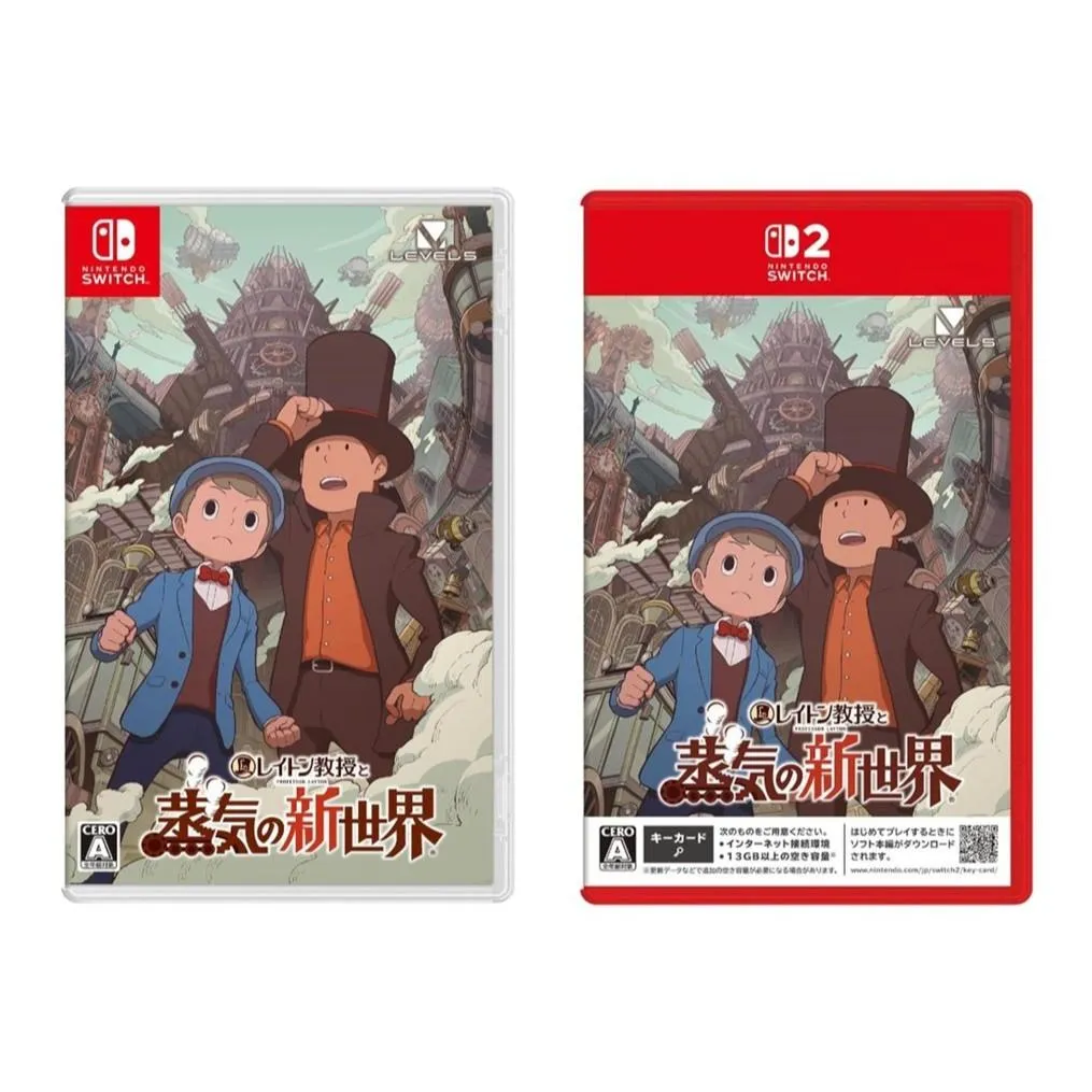 【預購12/10】 NS NS2 雷頓教授與蒸氣新世界 日版 中文版