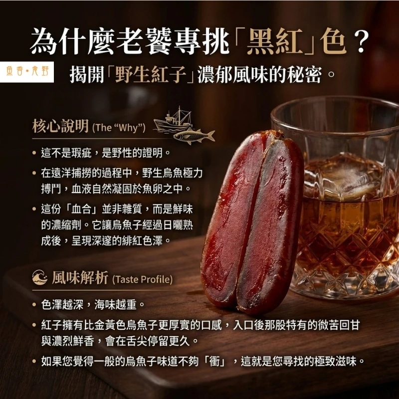 【魚香食野】巴西(黃金/紅子)烏魚子 手提盒