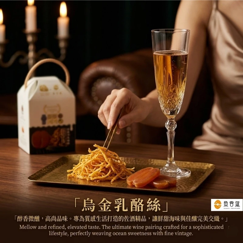【魚香涎】烏金乳酪絲