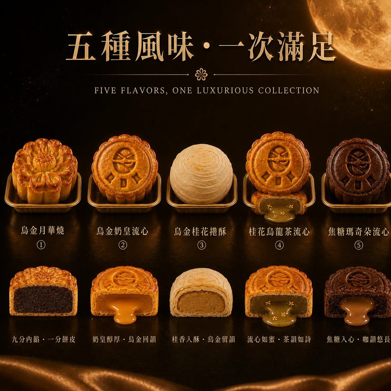 2026中秋 | 烏金鏡月之禮 |單顆（9/19依序出貨）