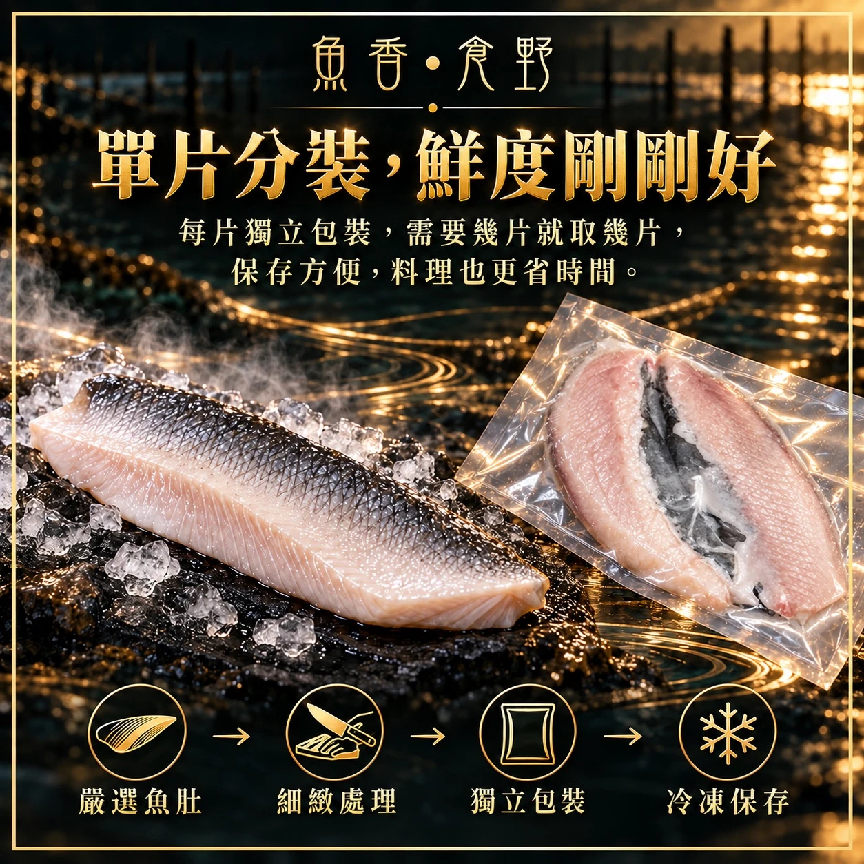 小農養殖無刺虱目魚肚(三片組)