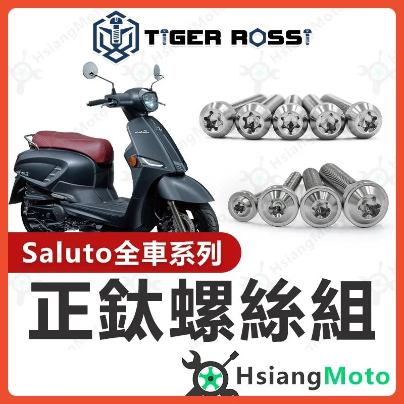【翔好機車】Saluto 螺絲 鈦螺絲 銀色 鈦合金螺絲 鐵板牙 車殼螺絲 空濾螺絲 鐵板牙螺絲 Saluto 改裝
